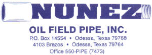 Nunez Oil Field Pipe